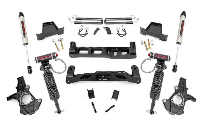 Rough Country - 7.5 Inch Lift Kit Vertex/V2 Silverado/Sierra 1500 2WD (07-13) Rough Country