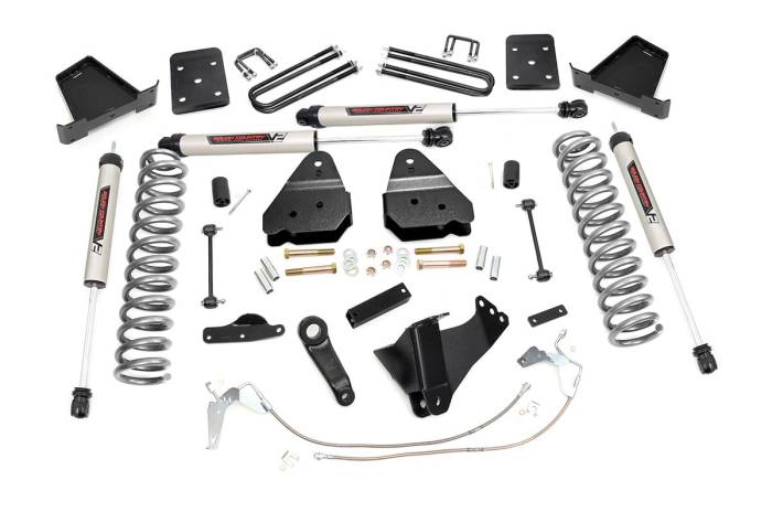 Rough Country - 4.5 Inch Lift Kit W/O Overloads V2 Ford F-250/F-350 Super Duty (08-10) Rough Country