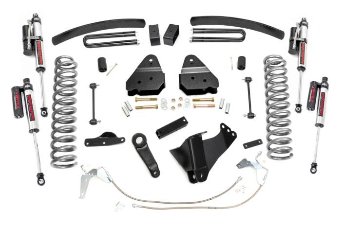 Rough Country - 4.5 Inch Lift Kit W/O Overloads Vertex Ford F-250/F-350 Super Duty (08-10) Rough Country