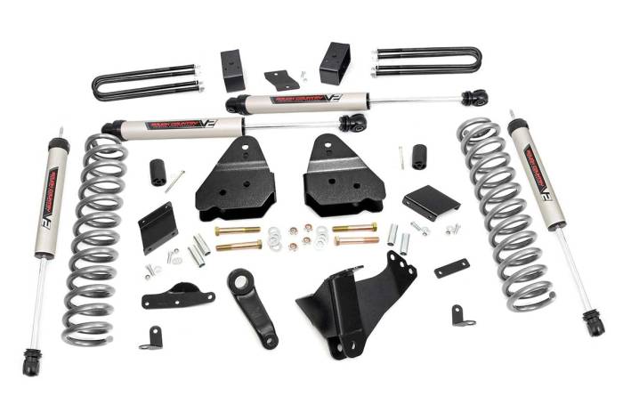 Rough Country - 4.5 Inch Lift Kit OVLD V2 Ford F-250 Super Duty 4WD (2011-2014) Rough Country