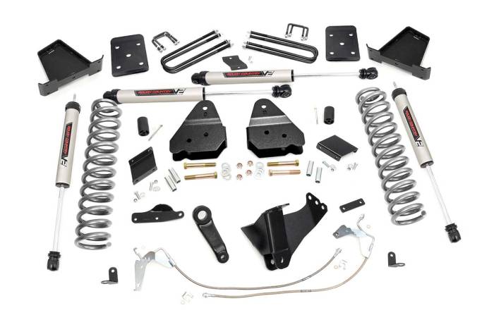 Rough Country - 6 Inch Lift Kit Gas OVLD V2 Ford F-250 Super Duty 4WD (2011-2014) Rough Country