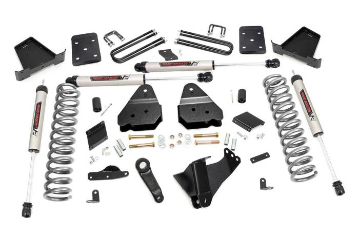 Rough Country - 4.5 Inch Lift Kit No OVLD V2 Ford F-250 Super Duty 4WD (2015-2016) Rough Country