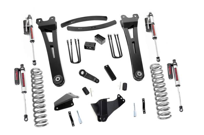 Rough Country - 6 Inch Lift Kit Gas Radius Arm Vertex Ford F-250/F-350 Super Duty (05-07) Rough Country