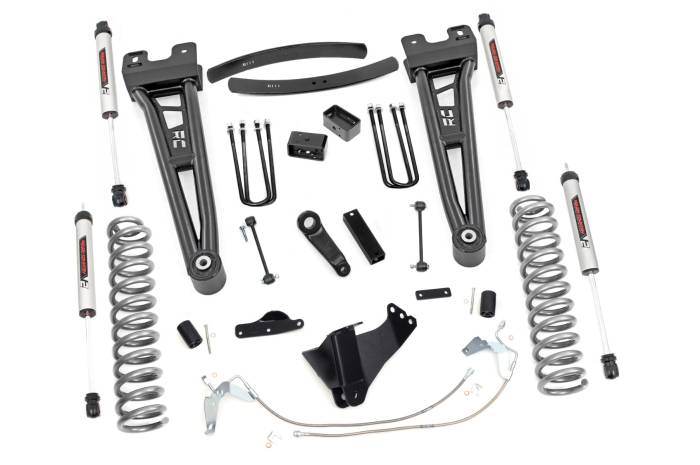 Rough Country - 6 Inch Lift Kit Gas Radius Arm V2 Ford F-250/F-350 Super Duty (08-10) Rough Country
