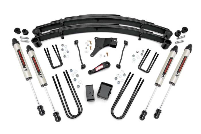 Rough Country - 6 Inch Lift Kit Rear Blocks V2 Ford F-250/F-350 Super Duty 4WD (1999) Rough Country