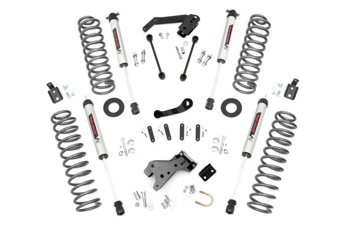 Rough Country - 4 Inch Lift Kit V2 Jeep Wrangler JK 4WD (2007-2018) Rough Country