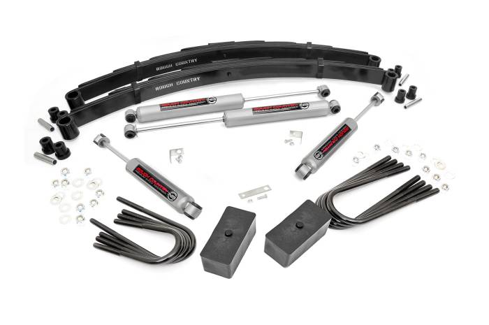 Rough Country - 2 Inch Lift Kit Rear Blocks Chevy/GMC 3/4-Ton Suburban 4WD (1988-1991) Rough Country