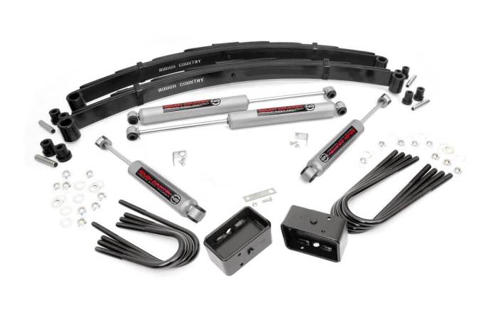 Rough Country - 2 Inch Lift Kit RR Blocks Chevy Half-Ton Suburban/K5 Blazer 4WD (88-91) Rough Country