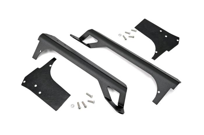Rough Country - LED Light Mounts Upper Windshield 50 Inch Jeep Wrangler TJ (97-06)/Wrangler Unlimited (04-06) Rough Country