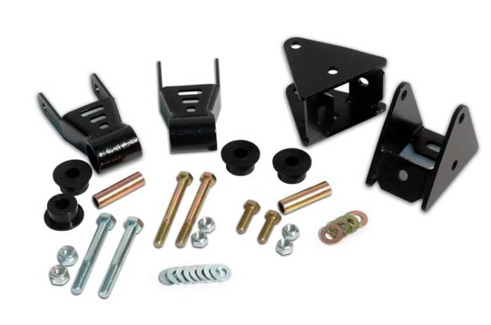 Rough Country - Front Shackle Reversal Kit Jeep Wrangler YJ 4WD (1987-1995) Rough Country