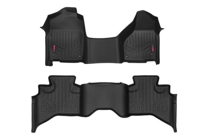 Rough Country - Floor Mats One Piece FR & RR Quad Cab Ram 1500 2WD/4WD (2012-2018 & Classic) Rough Country