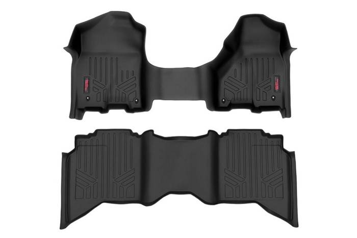 Rough Country - Floor Mats FR & RR Crew/Mega Cab Ram 1500 2WD/4WD (2012-2018 & Classic) Rough Country