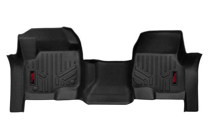 Rough Country - Floor Mats Front Over Hump Ford F-250/F-350 Super Duty 2WD/4WD (17-26) Rough Country