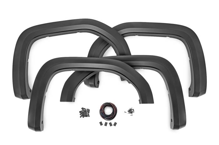 Rough Country - Fender Flares Sport GS6 Smokey Quartz GMC Sierra 1500 2WD/4WD (19-26) Rough Country