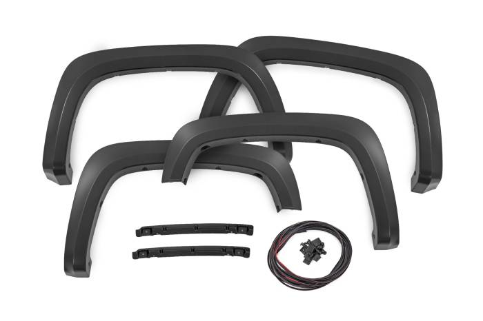 Rough Country - Fender Flares Sport GNO Slate Gray Chevy Silverado 2500 HD/3500 HD (20-26) Rough Country