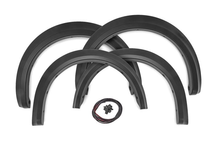 Rough Country - Fender Flares Sport A3 Space White Ford Maverick 2WD/4WD (2022-2026) Rough Country