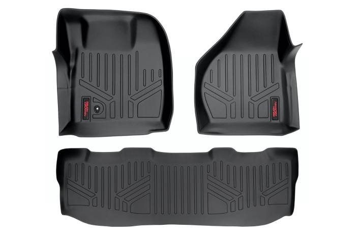 Rough Country - Floor Mats FR & RR Crew Cab Ford F-250/F-350 Super Duty 2WD/4WD (08-10) Rough Country
