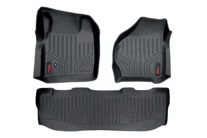 Rough Country - Floor Mats FR & RR Crew Cab Ford F-250/F-350 Super Duty 2WD/4WD (99-07) Rough Country