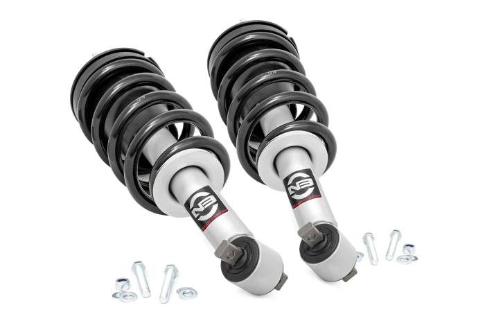 Rough Country - Loaded Strut Pair Stock Silverado/Sierra 1500 2WD/4WD (14-18 & Classic) Rough Country