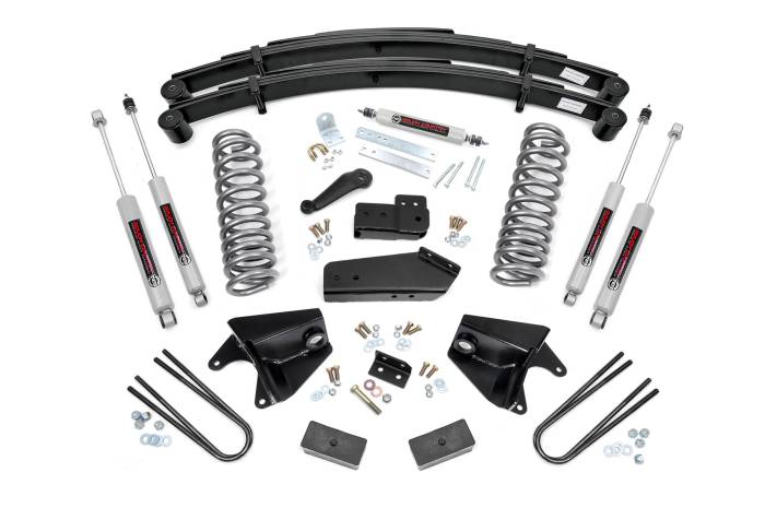 Rough Country - 6 Inch Lift Kit RR Springs Ford Bronco/F-150 4WD (1980-1996) Rough Country