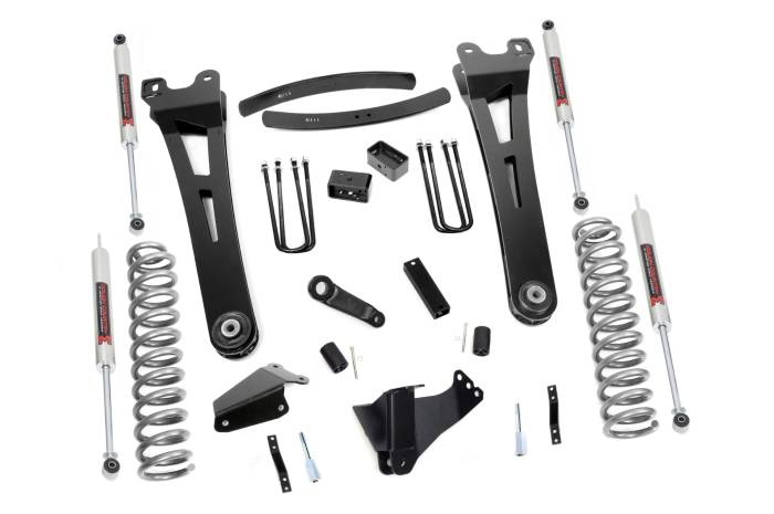 Rough Country - 6 Inch Lift Kit Diesel Radius Arm M1 Ford F-250/F-350 Super Duty (05-07) Rough Country
