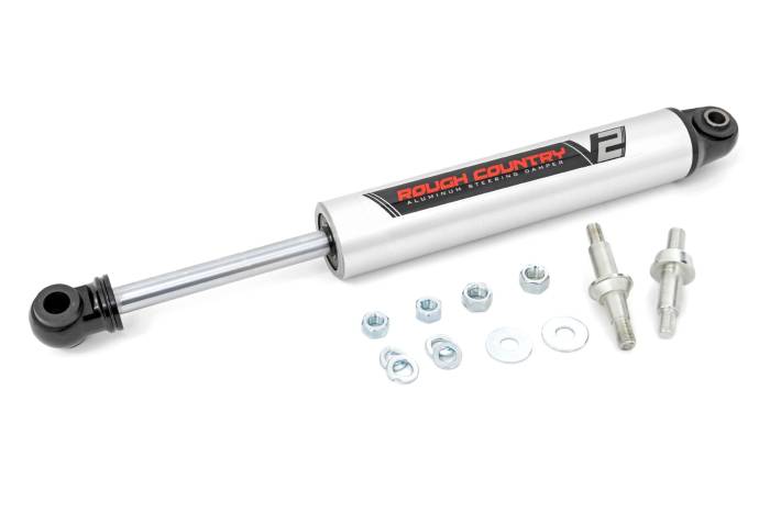 Rough Country - V2 Steering Stabilizer Chevy/GMC C10/K10 Truck & SUV/K5 Blazer 4WD (73-91) Rough Country