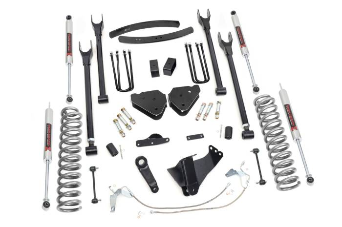 Rough Country - 6 Inch Lift Kit Diesel 4 Link M1 Ford F-250/F-350 Super Duty (08-10) Rough Country