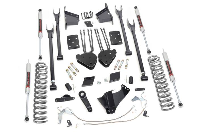 Rough Country - 6 Inch Lift Kit 4-Link No OVLD M1 Ford F-250 Super Duty 4WD (11-14) Rough Country