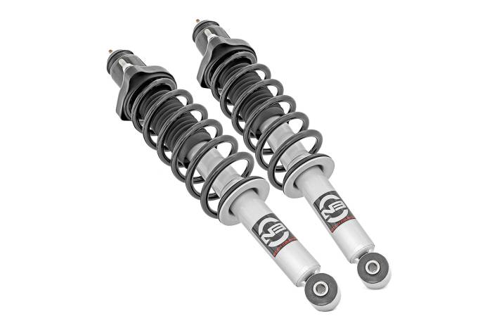 Rough Country - Loaded Strut Pair Stock Rear Jeep Compass (07-16)/Patriot (10-17) Rough Country