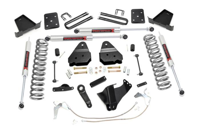 Rough Country - 4.5 Inch Lift Kit W/O Overloads M1 Ford F-250/F-350 Super Duty (08-10) Rough Country
