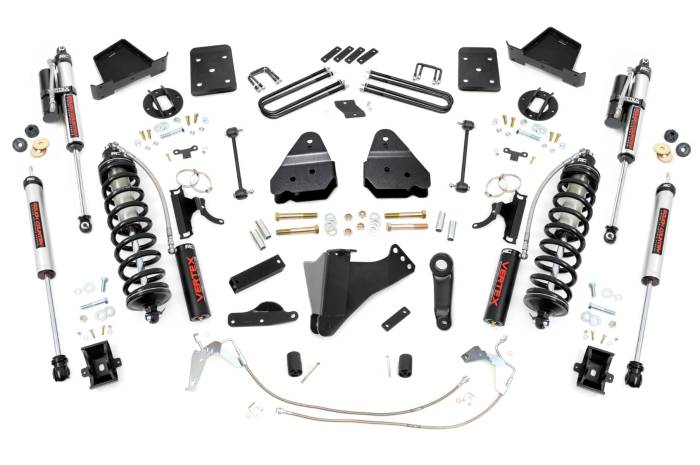 Rough Country - 4.5 Inch Lift Kit W/O Overloads C/O Vertex Ford F-250/F-350 Super Duty (08-10) Rough Country