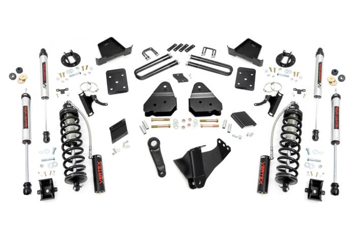 Rough Country - 4.5 Inch Lift Kit OVLD C/O V2 Ford F-250 Super Duty 4WD (2015-2016) Rough Country