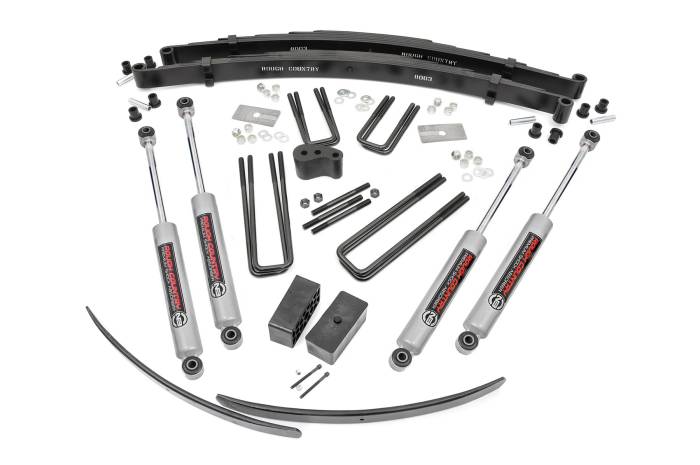 Rough Country - 4 Inch Lift Kit Rear Blocks Dodge/Plymouth Ramcharger/Trailduster (1974) Rough Country