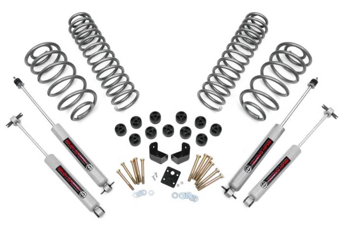 Rough Country - 3.75 Inch Lift Kit Combo 6 Cyl N3 Jeep Wrangler TJ (97-06)/Wrangler Unlimited (04-06) Rough Country