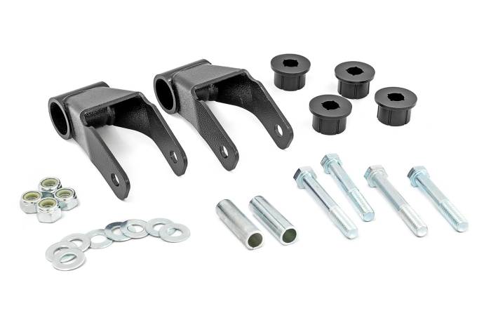 Rough Country - Boomerang Lift Shackles .75 Inch Jeep Cherokee XJ 2WD/4WD (1984-2001) Rough Country
