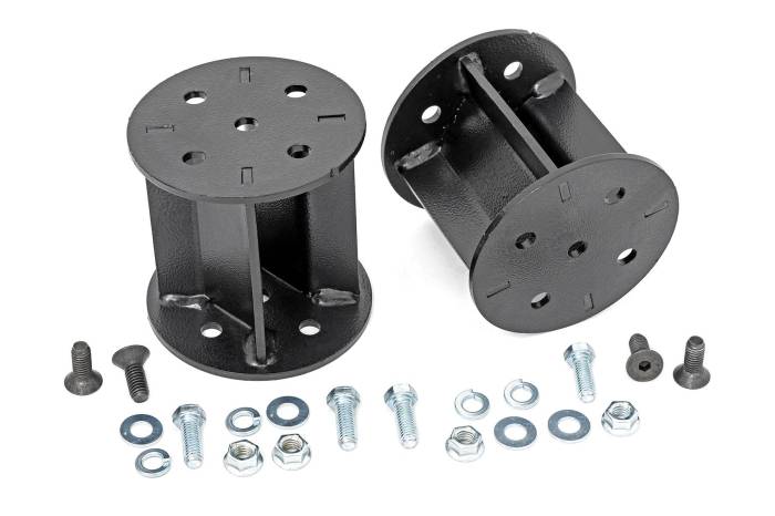 Rough Country - Air Spring Spacer Kit 4 Inch 4 Degree Rough Country