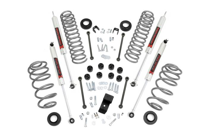 Rough Country - 3.25 Inch Lift Kit 4 Cyl M1 Jeep Wrangler TJ 4WD (1997-2002) Rough Country