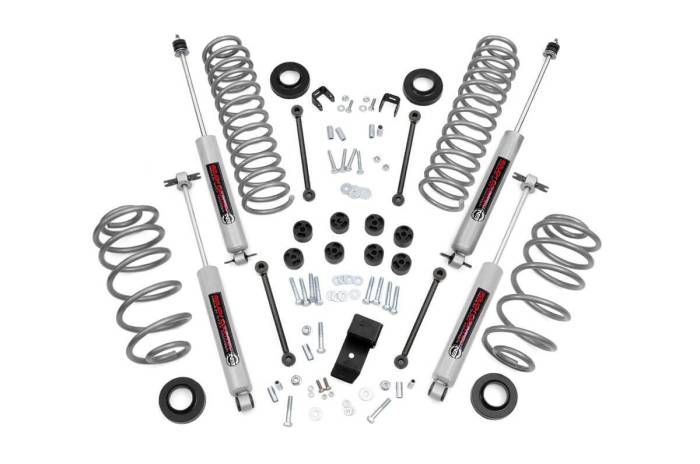 Rough Country - 3.25 Inch Lift Kit 4 Cyl Jeep Wrangler TJ 4WD (1997-2002) Rough Country