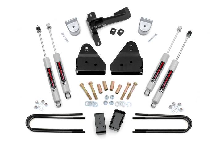Rough Country - 3 Inch Lift Kit FR Spacer Ford F-250/F-350 Super Duty 4WD (2008-2010) Rough Country