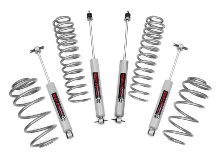 Rough Country - 2.5 Inch Lift Kit 4 Cyl N3 Jeep Wrangler TJ (97-06)/Wrangler Unlimited (04-06) Rough Country