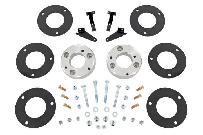 Rough Country - 2 Inch Lift Kit Aluminum Spacer Ford Expedition 4WD (2025) Rough Country