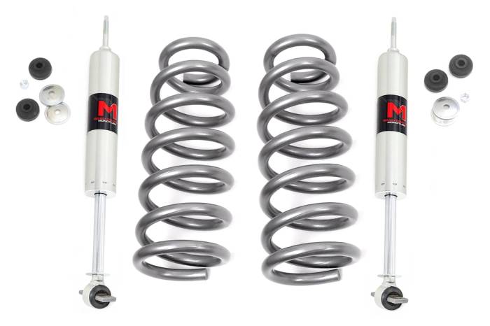 Rough Country - 2 Inch Leveling Kit M1 Shocks Ram 1500 2WD (2009-2018 & Classic) Rough Country