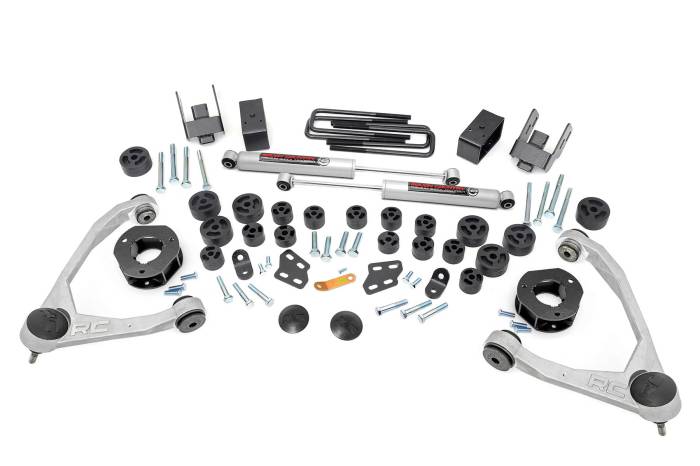 Rough Country - 4.75 Inch Lift Kit Combo Silverado/Sierra 1500 2WD (07-13) Rough Country