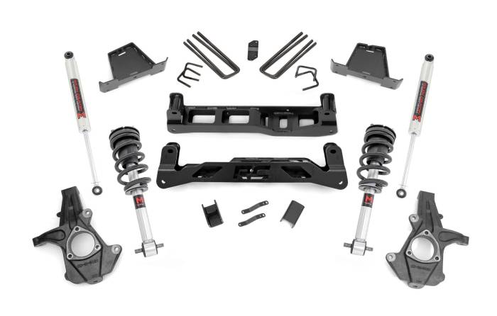 Rough Country - 7.5 Inch Lift Kit M1 Struts/M1 Silverado/Sierra 1500 2WD (07-13) Rough Country