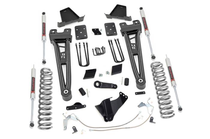 Rough Country - 6 Inch Lift Kit Diesel Radius Arm M1 No OVLD Ford F-250 Super Duty 4WD (11-14) Rough Country