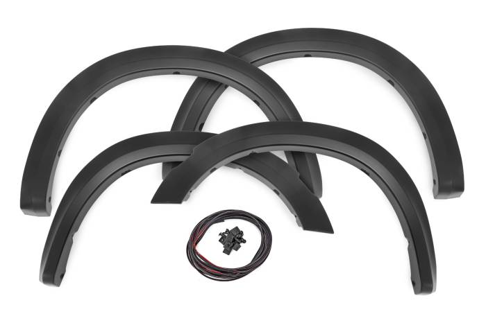 Rough Country - Fender Flares Sport PAJ Quartz Gray Metal Bumper Ram 1500 2WD/4WD (2009-2018 & Classic) Rough Country