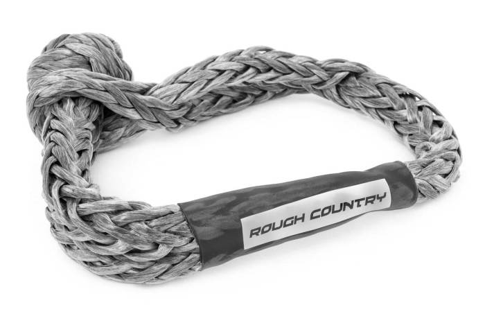 Rough Country - Soft Shackle 7/16 Inch Gray Rough Country