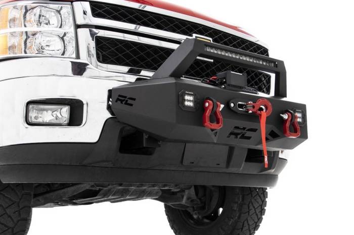 Rough Country - EXO Winch Mount Kit Chevy Silverado 2500 HD/3500 HD 2WD/4WD (2011-2019) Rough Country