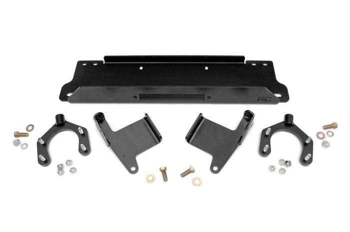 Rough Country - Winch Mounting Plate Factory Bmpr Jeep Wrangler JK/Wrangler Unlimited (07-18) Rough Country