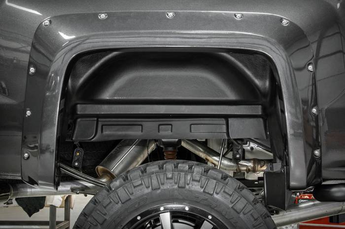 Rough Country - Rear Wheel Well Liners GMC Sierra 1500/Sierra 2500 HD/Sierra 3500 HD (14-19) Rough Country